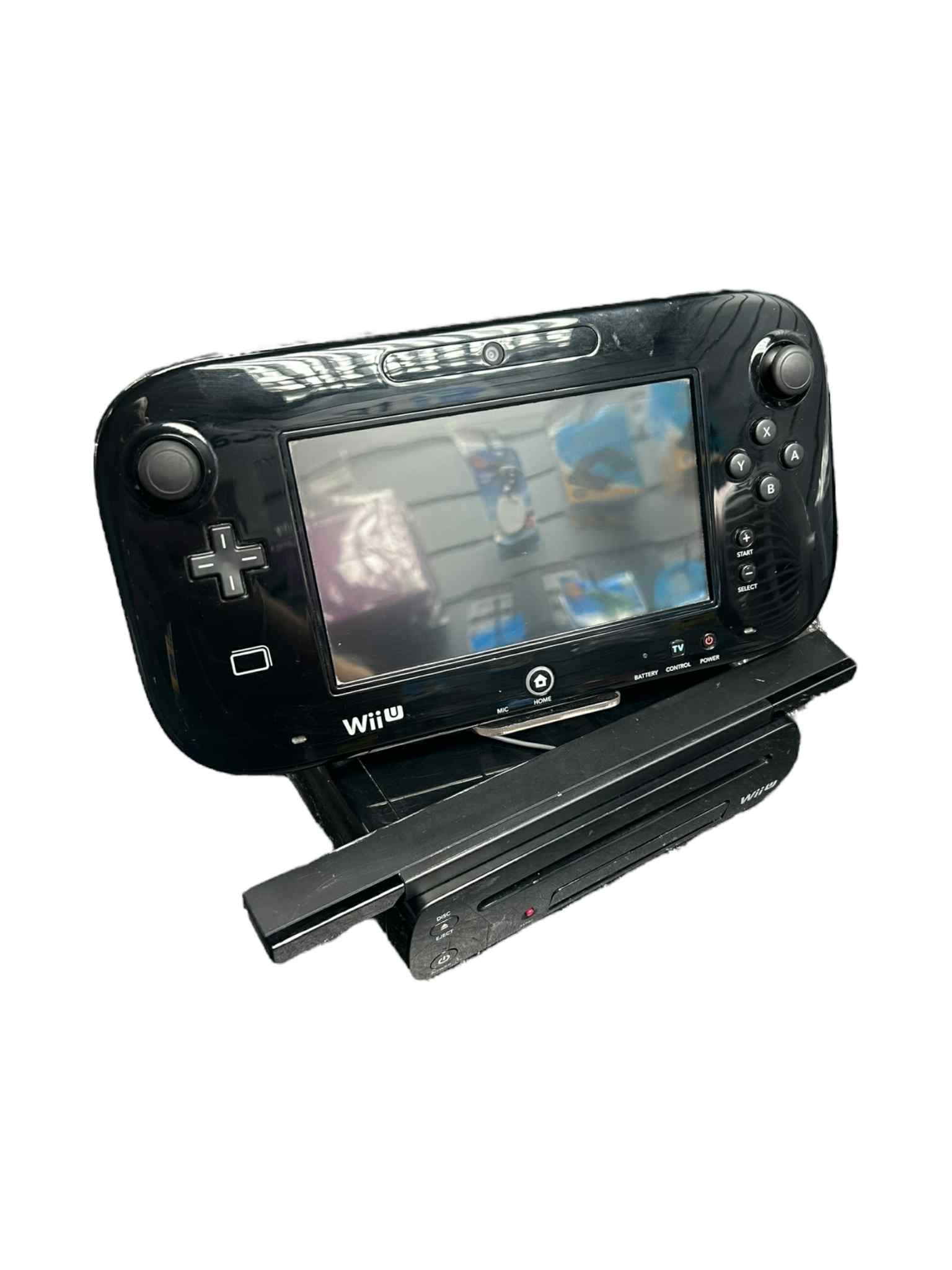 Pre-owned Wii U Console, 32GB Premium Black (No Game), Unboxed